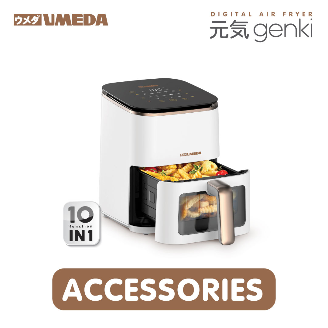 COVER-MARKETPLACE-OFFICIAL-STORE-UMEDA-2026-GENKI Umeda Accessories GRILL PLATE For Genki Air Fyer - Image 1